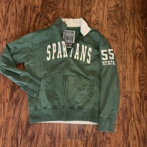 Colosseum Michigan State Spartans NCAA Full Zip Sweatshirt Jacket  Medium